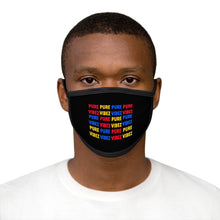 Load image into Gallery viewer, PURE VIBEZ (Multi Vibez) Mixed Fabric Face Mask
