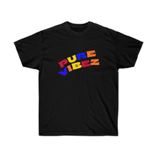 Load image into Gallery viewer, PURE VIBEZ - Unisex Ultra Cotton Tee (Black)
