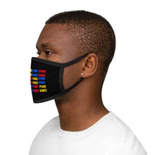 Load image into Gallery viewer, PURE VIBEZ (Multi Vibez) Mixed Fabric Face Mask
