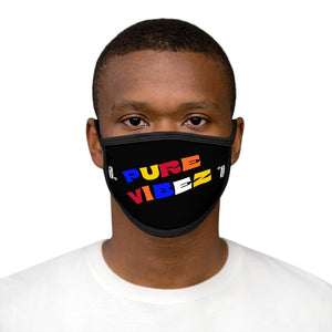PURE VIBEZ Multi Color Lettering Fabric Face Mask