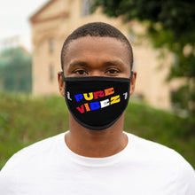 Load image into Gallery viewer, PURE VIBEZ Multi Color Lettering Fabric Face Mask
