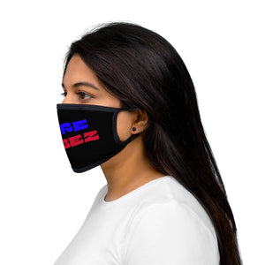 PURE VIBEZ (Blue/Red) Fabric Face Mask